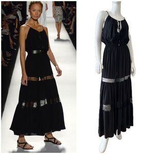 MICHAEL KORS COLLECTION - $2695 Runway *ULTIMATE JET-SET* Silk Lace Dress 8-12